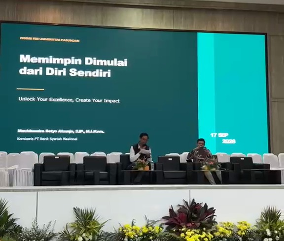 Machhendra Setyo Atmaja Dorong Mahasiswa FEB UNPAS Bangun Self-Leadership Sejak Hari Pertama